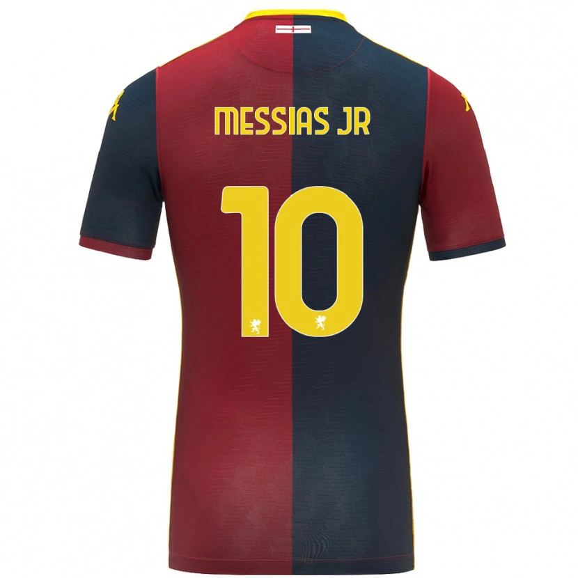 Danxen Kvinnor Junior Messias #10 Röd Kungsblå Hemmatröja Matchtröjor 2025/26 Tröjor T-Tröja