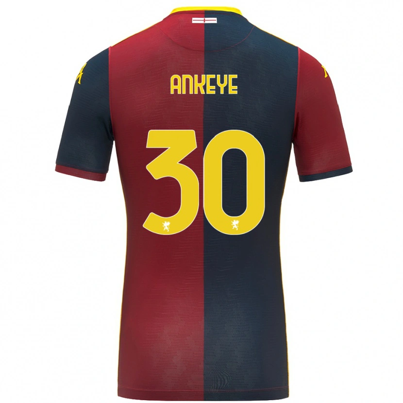 Danxen Kvinnor David Ankeye #30 Röd Kungsblå Hemmatröja Matchtröjor 2025/26 Tröjor T-Tröja