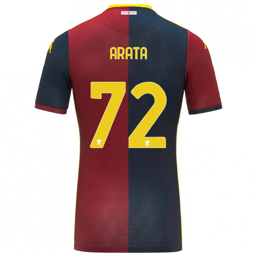 Danxen Kvinnor Stefano Arata #72 Röd Kungsblå Hemmatröja Matchtröjor 2025/26 Tröjor T-Tröja