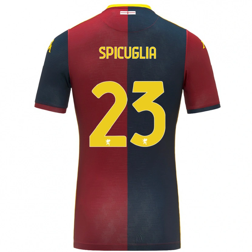 Danxen Kvinnor Elia Spicuglia #23 Röd Kungsblå Hemmatröja Matchtröjor 2025/26 Tröjor T-Tröja