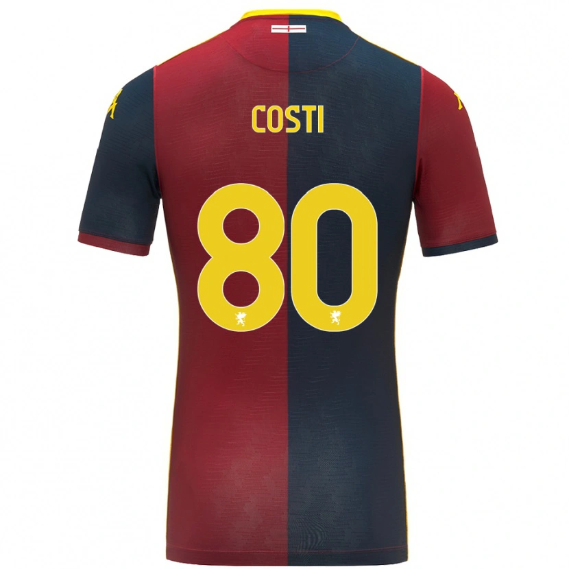 Danxen Kvinnor Fabiana Costi #80 Röd Kungsblå Hemmatröja Matchtröjor 2025/26 Tröjor T-Tröja