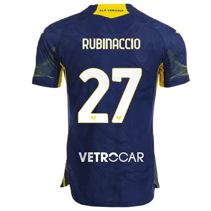 Danxen Kvinnor Nikol Rubinaccio #27 Marinblå Gul Hemmatröja Matchtröjor 2025/26 Tröjor T-Tröja