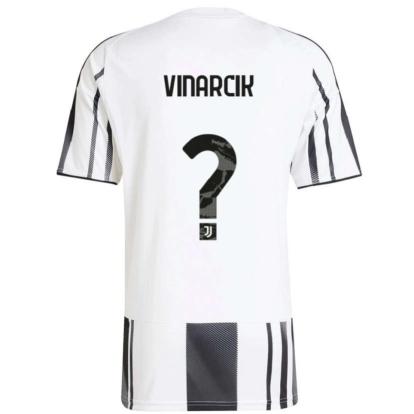 Danxen Kvinnor Jakub Vinarcik #0 Vit Svart Hemmatröja Matchtröjor 2025/26 Tröjor T-Tröja