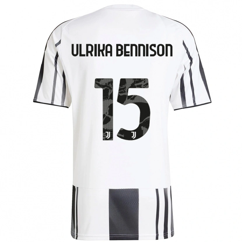 Danxen Kvinnor Hanna Ulrika Bennison #15 Vit Svart Hemmatröja Matchtröjor 2025/26 Tröjor T-Tröja