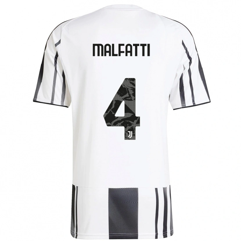 Danxen Kvinnor Tiago Malfatti #4 Vit Svart Hemmatröja Matchtröjor 2025/26 Tröjor T-Tröja