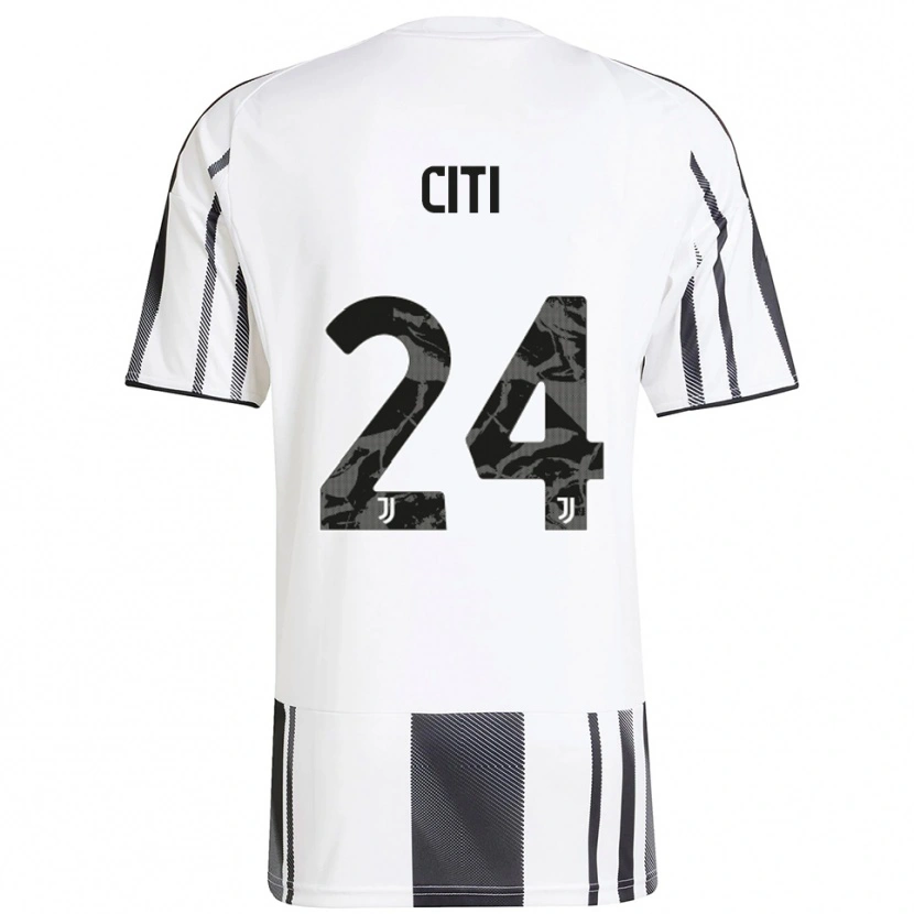 Danxen Kvinnor Alessandro Citi #24 Vit Svart Hemmatröja Matchtröjor 2025/26 Tröjor T-Tröja