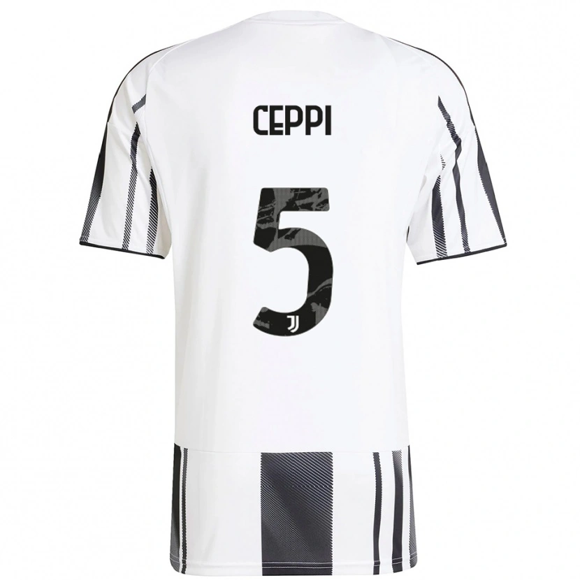 Danxen Kvinnor Paolo Ceppi #5 Vit Svart Hemmatröja Matchtröjor 2025/26 Tröjor T-Tröja