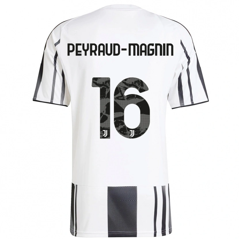 Danxen Kvinnor Pauline Camille Peyraud-Magnin #16 Vit Svart Hemmatröja Matchtröjor 2025/26 Tröjor T-Tröja