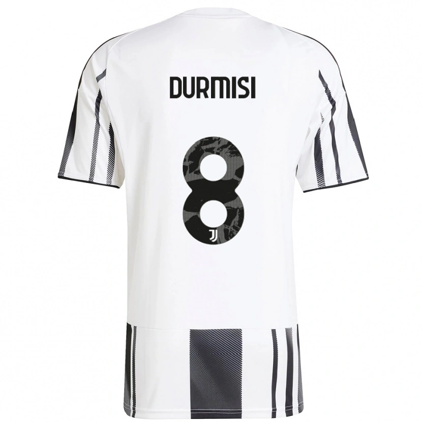 Danxen Kvinnor Arman Durmiši #8 Vit Svart Hemmatröja Matchtröjor 2025/26 Tröjor T-Tröja