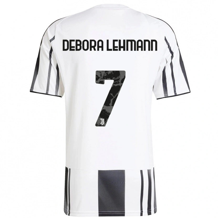 Danxen Kvinnor Alisha Debora Lehmann #7 Vit Svart Hemmatröja Matchtröjor 2025/26 Tröjor T-Tröja
