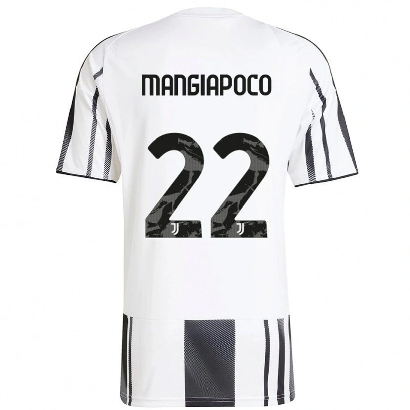 Danxen Kvinnor Stefano Mangiapoco #22 Vit Svart Hemmatröja Matchtröjor 2025/26 Tröjor T-Tröja