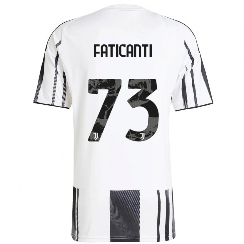 Danxen Kvinnor Giacomo Faticanti #73 Vit Svart Hemmatröja Matchtröjor 2025/26 Tröjor T-Tröja