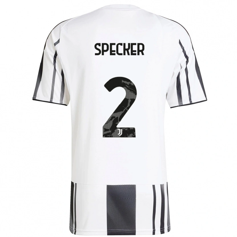 Danxen Kvinnor Stefano Specker #2 Vit Svart Hemmatröja Matchtröjor 2025/26 Tröjor T-Tröja