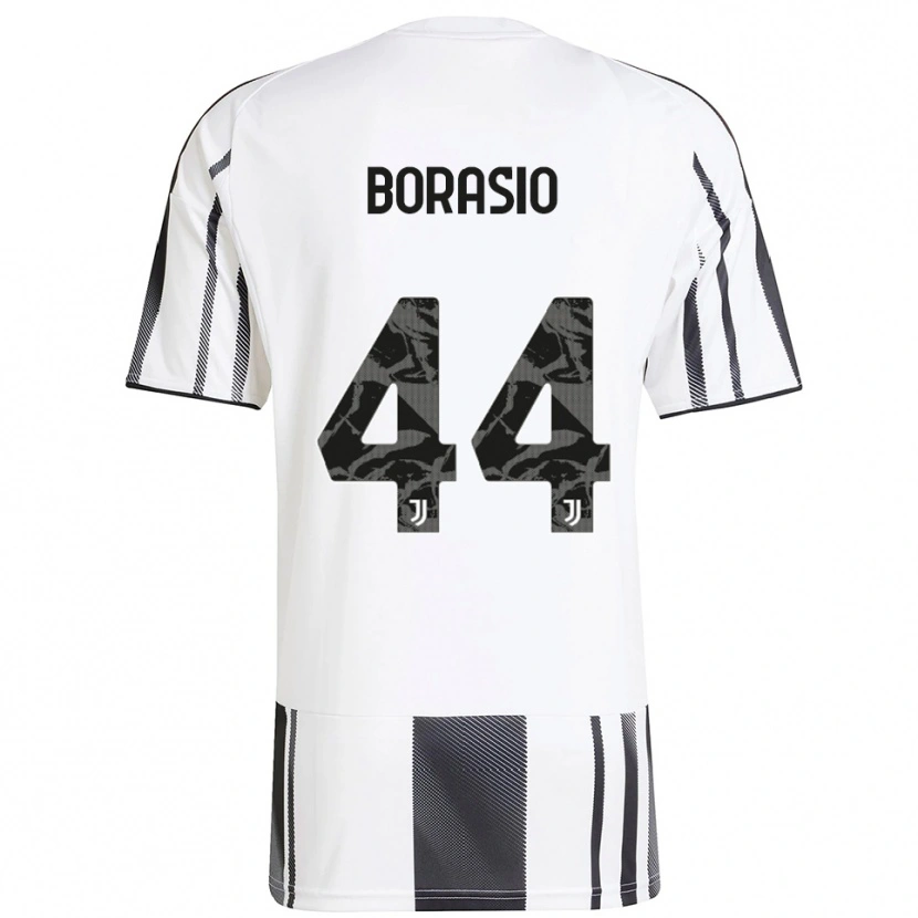 Danxen Kvinnor Benit Borasio #44 Vit Svart Hemmatröja Matchtröjor 2025/26 Tröjor T-Tröja