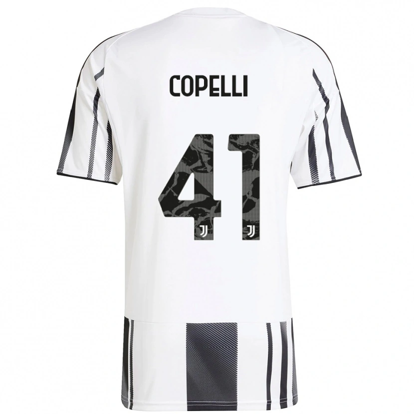 Danxen Kvinnor Anna Copelli #41 Vit Svart Hemmatröja Matchtröjor 2025/26 Tröjor T-Tröja