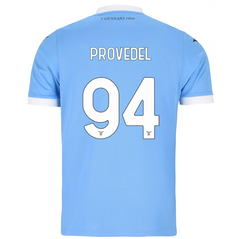 Danxen Kvinnor Ivan Provedel #94 Himmelsblå Vit Hemmatröja Matchtröjor 2025/26 Tröjor T-Tröja