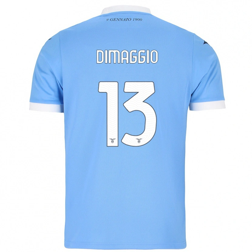 Danxen Kvinnor Cosimo Dimaggio #13 Himmelsblå Vit Hemmatröja Matchtröjor 2025/26 Tröjor T-Tröja