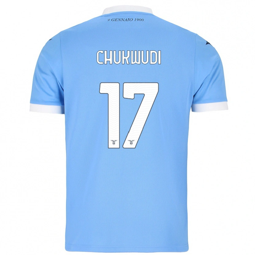 Danxen Kvinnor Ogonna Franca Chukwudi #17 Himmelsblå Vit Hemmatröja Matchtröjor 2025/26 Tröjor T-Tröja