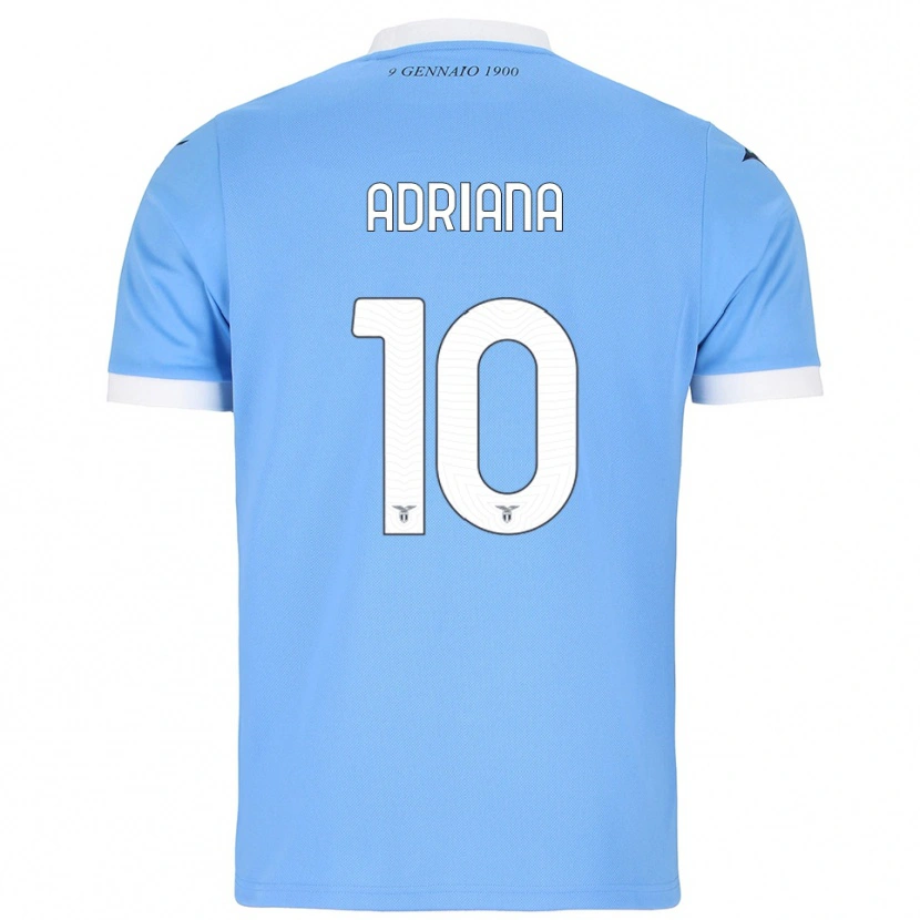 Danxen Kvinnor Adriana Martín Santamaría #10 Himmelsblå Vit Hemmatröja Matchtröjor 2025/26 Tröjor T-Tröja