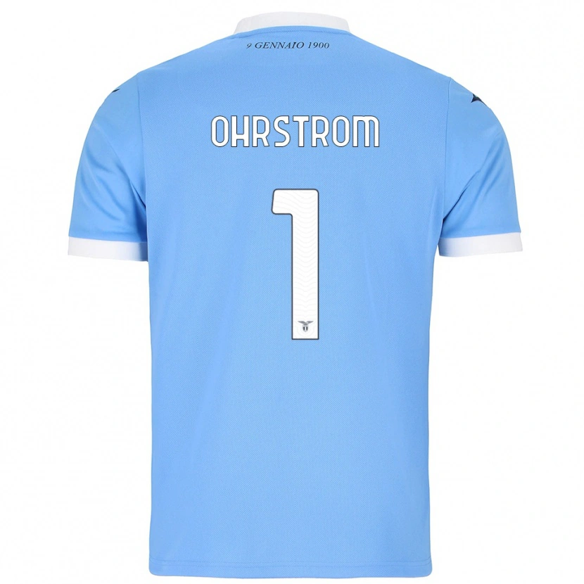 Danxen Kvinnor Stephanie Ohrstrom #1 Himmelsblå Vit Hemmatröja Matchtröjor 2025/26 Tröjor T-Tröja