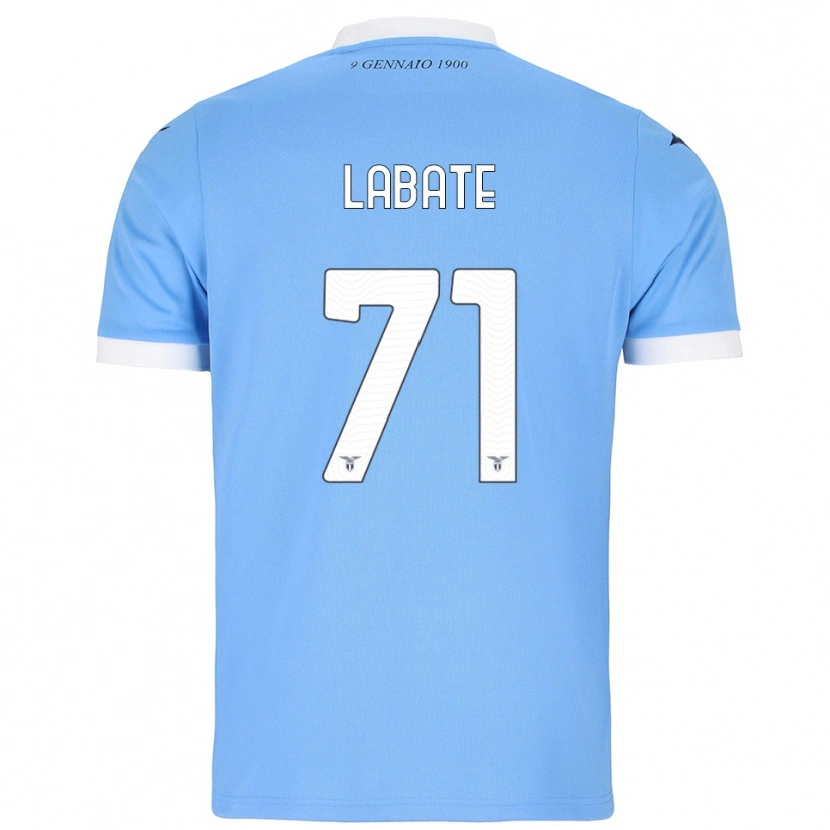 Danxen Kvinnor Camilla Labate #71 Himmelsblå Vit Hemmatröja Matchtröjor 2025/26 Tröjor T-Tröja