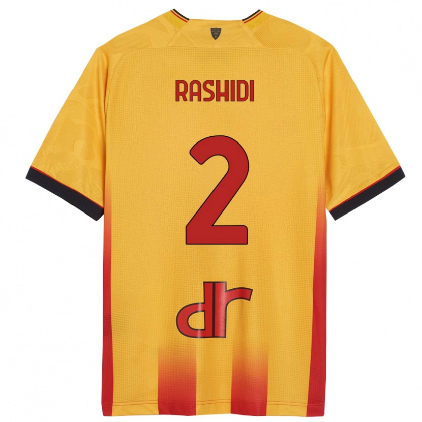 Danxen Kvinnor William Rashidi #2 Gul Orange Hemmatröja Matchtröjor 2025/26 Tröjor T-Tröja