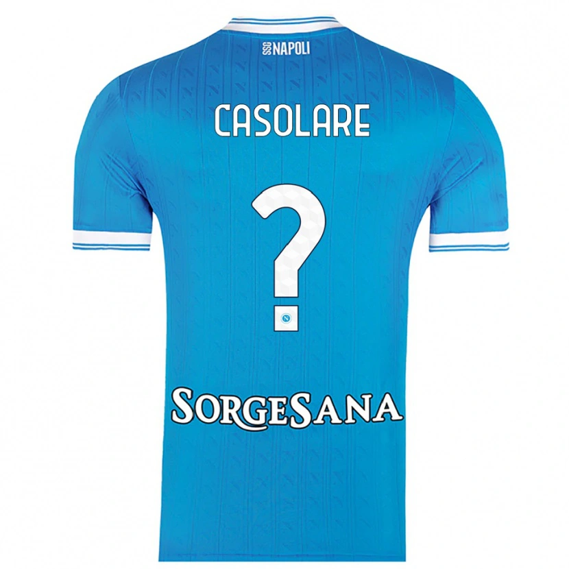 Danxen Kvinnor Gabriel Casolare #0 Himmelsblå Vit Hemmatröja Matchtröjor 2025/26 Tröjor T-Tröja