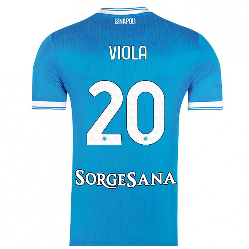 Danxen Kvinnor Nicola Viola #20 Himmelsblå Vit Hemmatröja Matchtröjor 2025/26 Tröjor T-Tröja