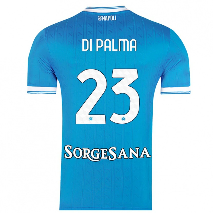 Danxen Kvinnor Manuel Di Palma #23 Himmelsblå Vit Hemmatröja Matchtröjor 2025/26 Tröjor T-Tröja