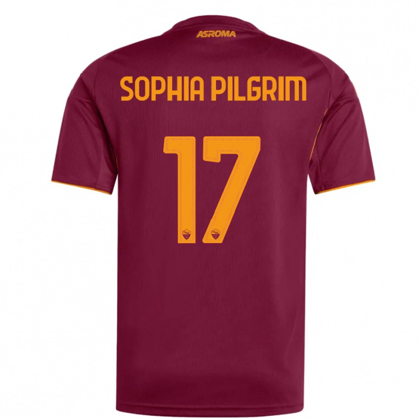 Danxen Kvinnor Alayah Sophia Pilgrim #17 Vinröd Orange Hemmatröja Matchtröjor 2025/26 Tröjor T-Tröja