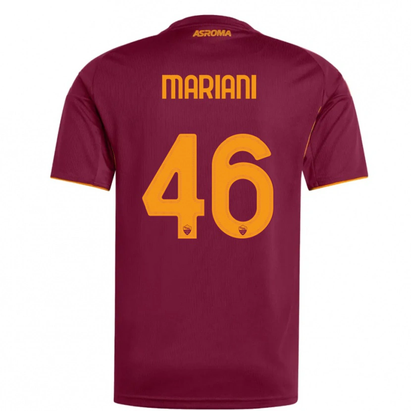 Danxen Kvinnor Christian Mariani #46 Vinröd Orange Hemmatröja Matchtröjor 2025/26 Tröjor T-Tröja