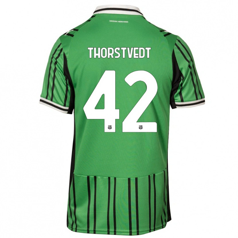 Danxen Kvinnor Kristian Thorstvedt #42 Grön Svart Hemmatröja Matchtröjor 2025/26 Tröjor T-Tröja