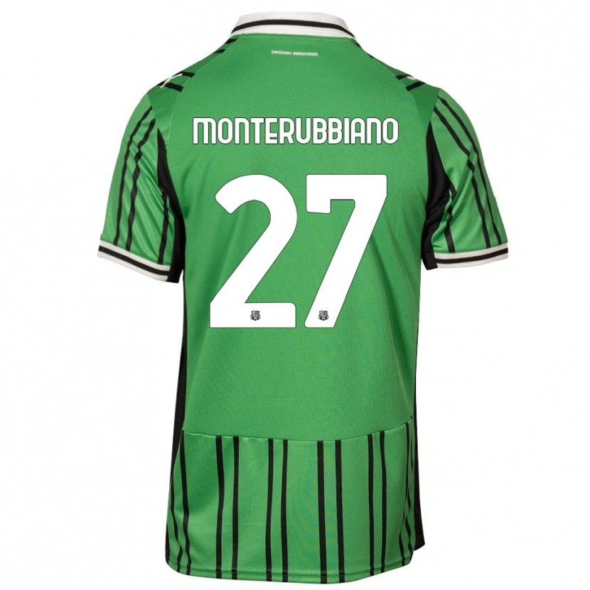 Danxen Kvinnor Valeria Monterubbiano #27 Grön Svart Hemmatröja Matchtröjor 2025/26 Tröjor T-Tröja