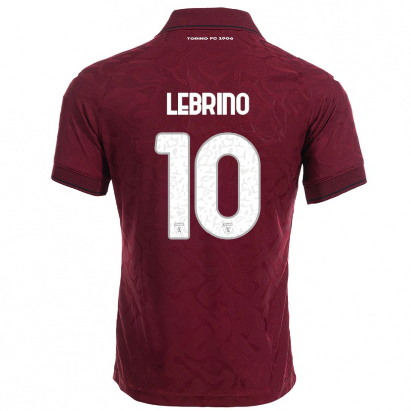 Danxen Kvinnor Danilo Lebrino #10 Vinröd Vit Hemmatröja Matchtröjor 2025/26 Tröjor T-Tröja