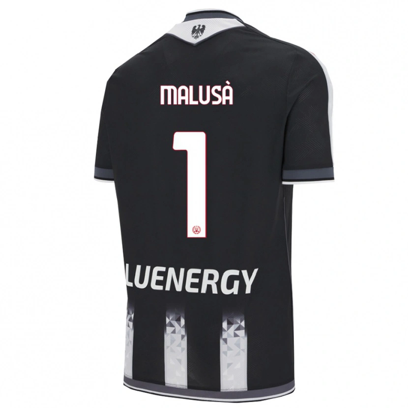 Danxen Kvinnor Joel Malusà #1 Svart Vit Hemmatröja Matchtröjor 2025/26 Tröjor T-Tröja