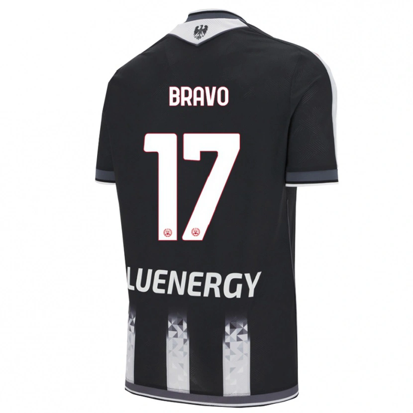 Danxen Kvinnor Iker Bravo #17 Svart Vit Hemmatröja Matchtröjor 2025/26 Tröjor T-Tröja