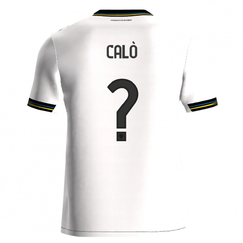 Danxen Kvinnor Simone Calò #0 Vit Svart Hemmatröja Matchtröjor 2025/26 Tröjor T-Tröja