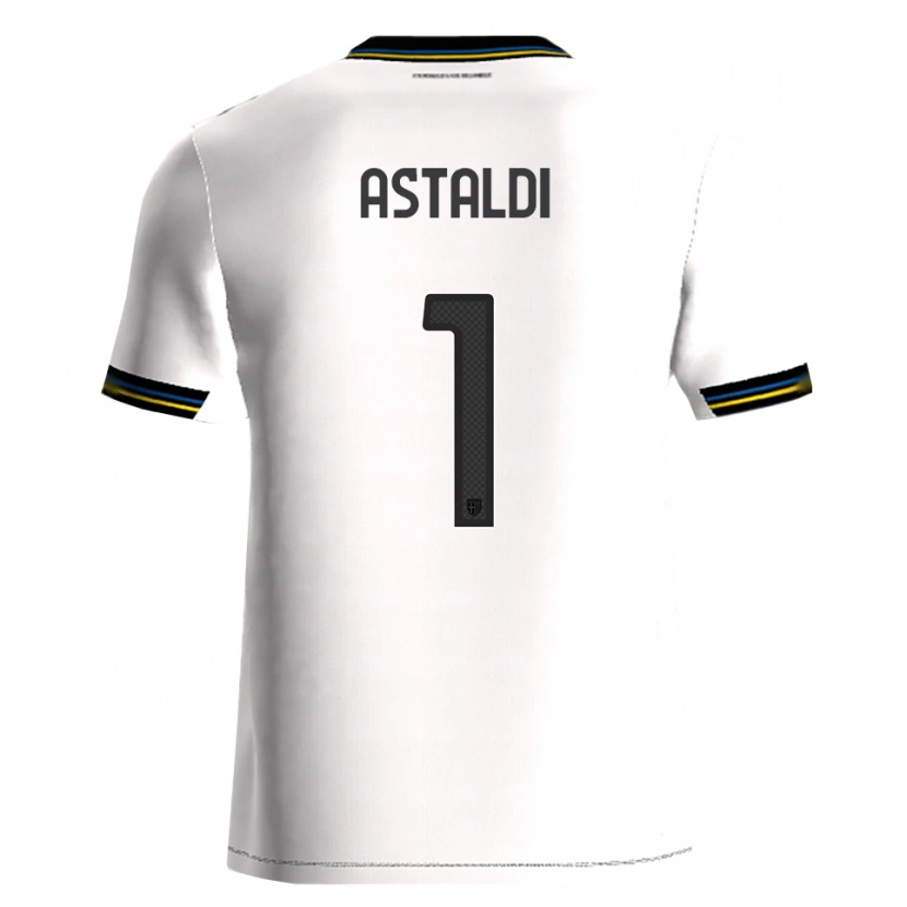 Danxen Kvinnor Gianluca Astaldi #1 Vit Svart Hemmatröja Matchtröjor 2025/26 Tröjor T-Tröja