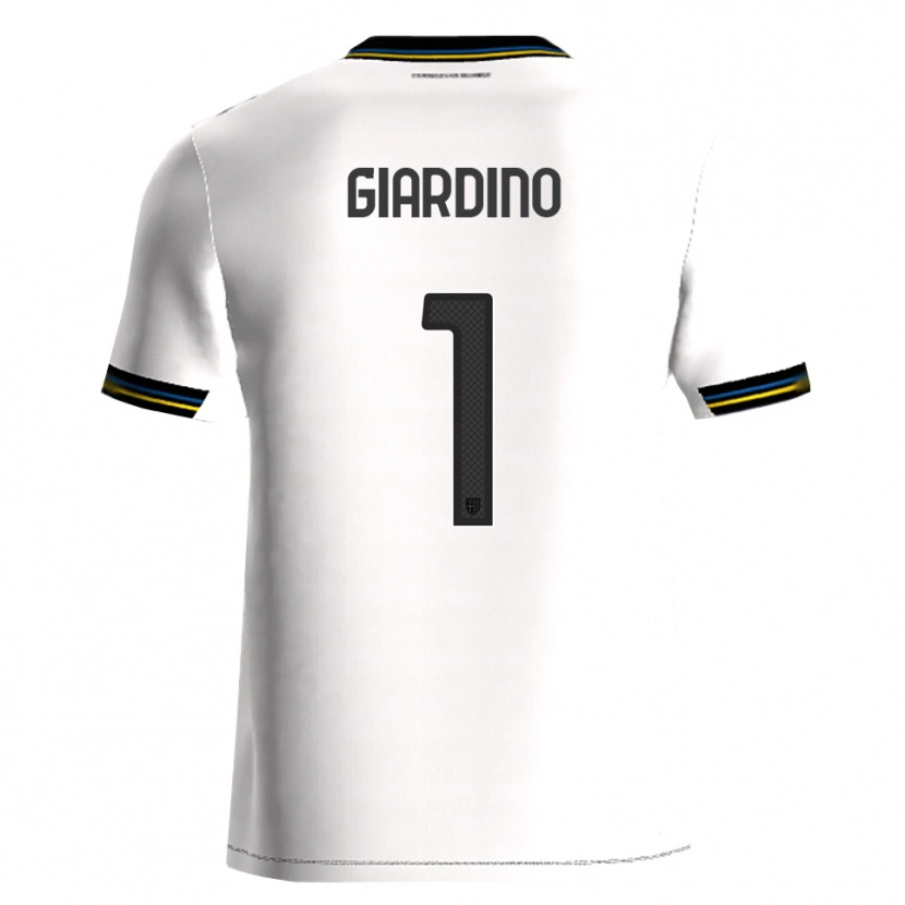 Danxen Kvinnor Andrea Giardino #1 Vit Svart Hemmatröja Matchtröjor 2025/26 Tröjor T-Tröja