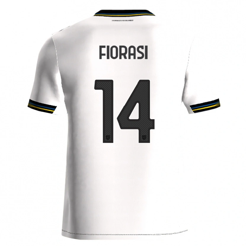 Danxen Kvinnor Pietro Fiorasi #14 Vit Svart Hemmatröja Matchtröjor 2025/26 Tröjor T-Tröja