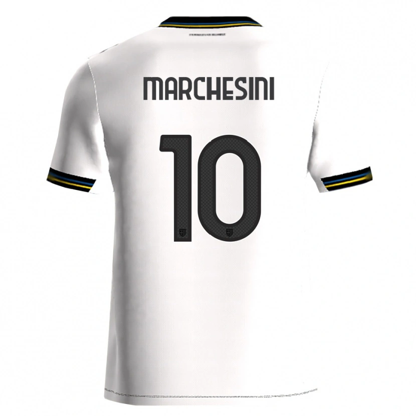 Danxen Kvinnor Cosimo Marchesini #10 Vit Svart Hemmatröja Matchtröjor 2025/26 Tröjor T-Tröja