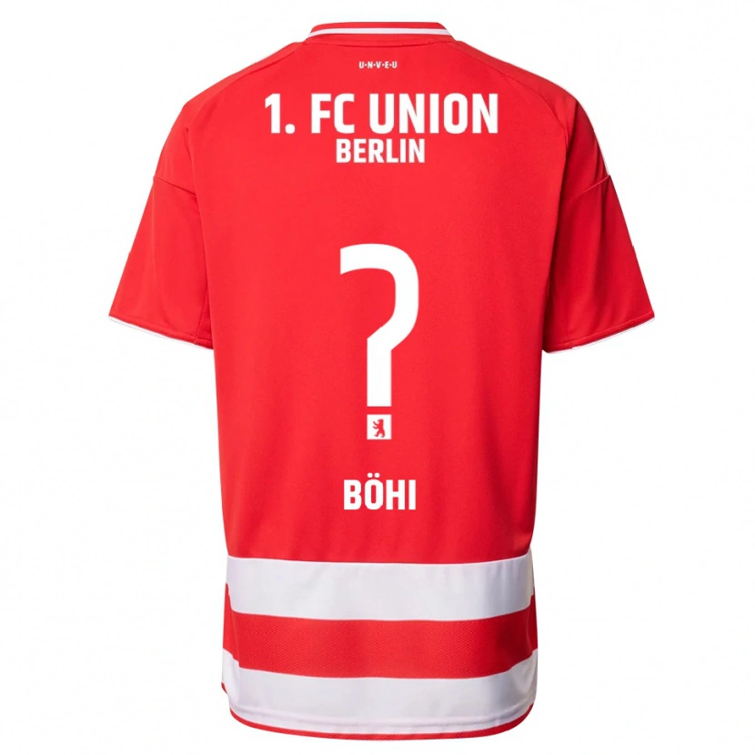 Danxen Kvinnor Nadine Böhi #0 Röd Vit Hemmatröja Matchtröjor 2025/26 Tröjor T-Tröja
