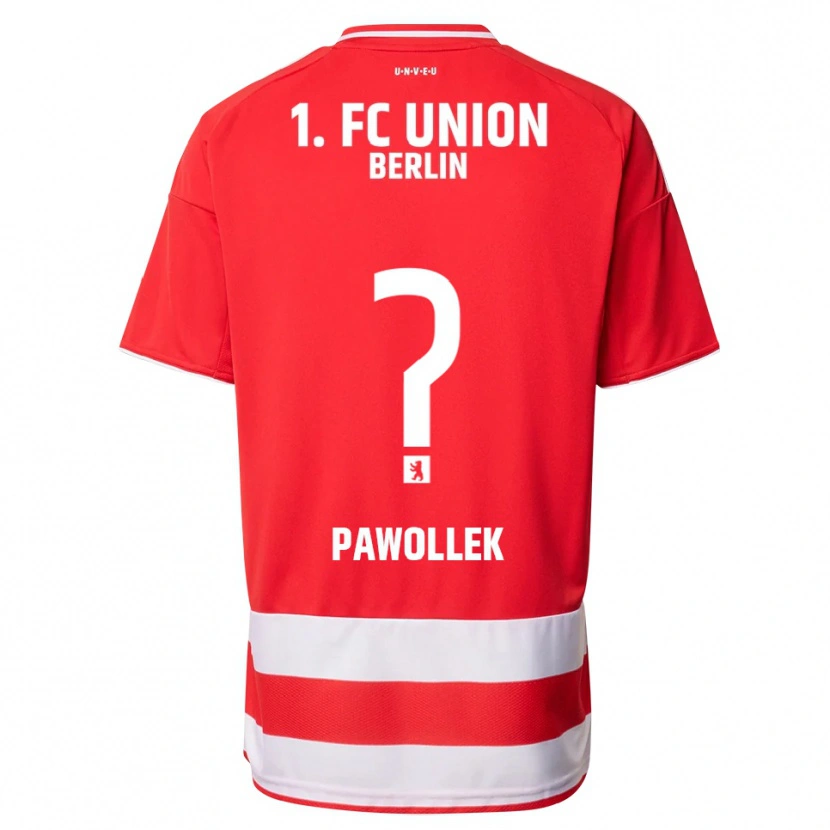 Danxen Kvinnor Tanja Pawollek #0 Röd Vit Hemmatröja Matchtröjor 2025/26 Tröjor T-Tröja