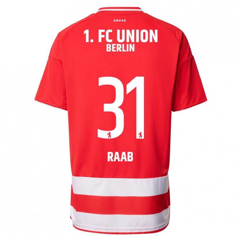 Danxen Kvinnor Matheo Raab #31 Röd Vit Hemmatröja Matchtröjor 2025/26 Tröjor T-Tröja