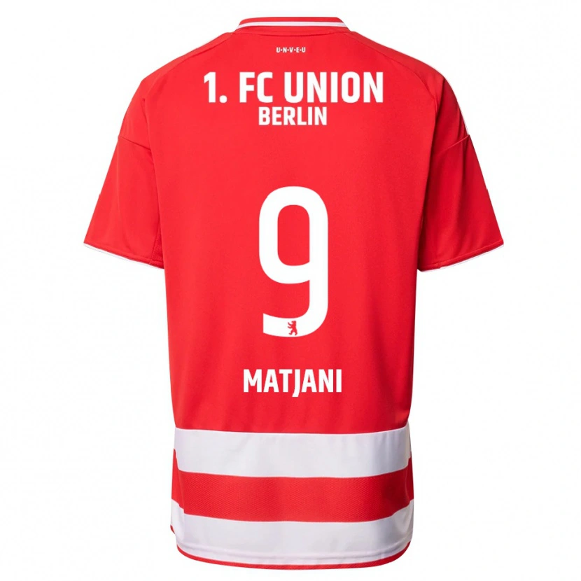 Danxen Kvinnor Francesco Matjani #9 Röd Vit Hemmatröja Matchtröjor 2025/26 Tröjor T-Tröja