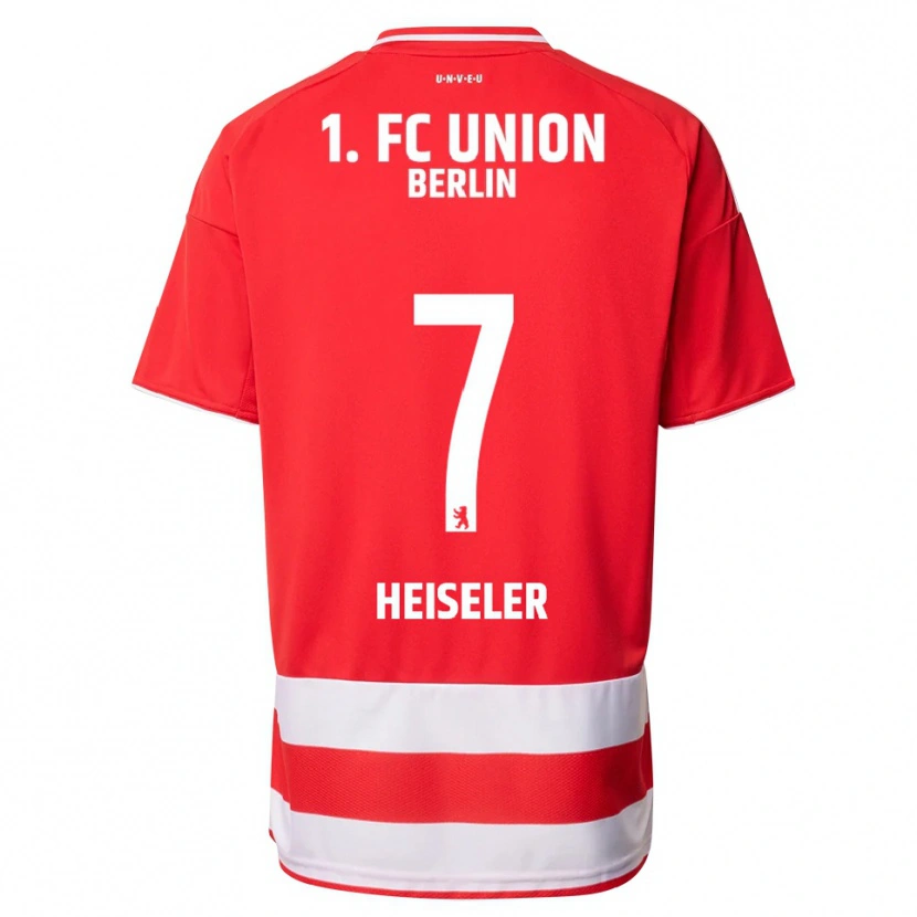 Danxen Kvinnor Lisa Heiseler #7 Röd Vit Hemmatröja Matchtröjor 2025/26 Tröjor T-Tröja