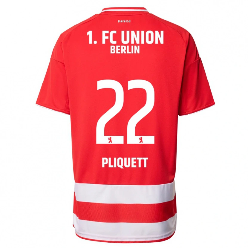 Danxen Kvinnor Bruno Pliquett #22 Röd Vit Hemmatröja Matchtröjor 2025/26 Tröjor T-Tröja