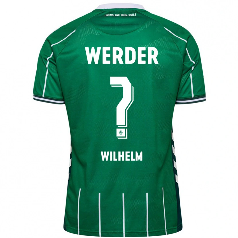 Danxen Kvinnor Gabriel Wilhelm #0 Grön Vit Hemmatröja Matchtröjor 2025/26 Tröjor T-Tröja