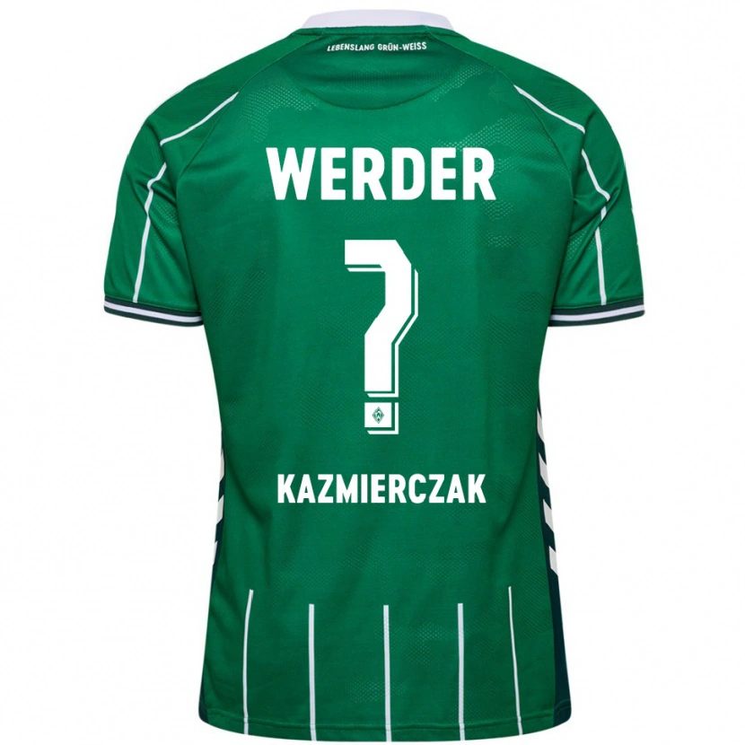 Danxen Kvinnor Daniel Kazmierczak #0 Grön Vit Hemmatröja Matchtröjor 2025/26 Tröjor T-Tröja