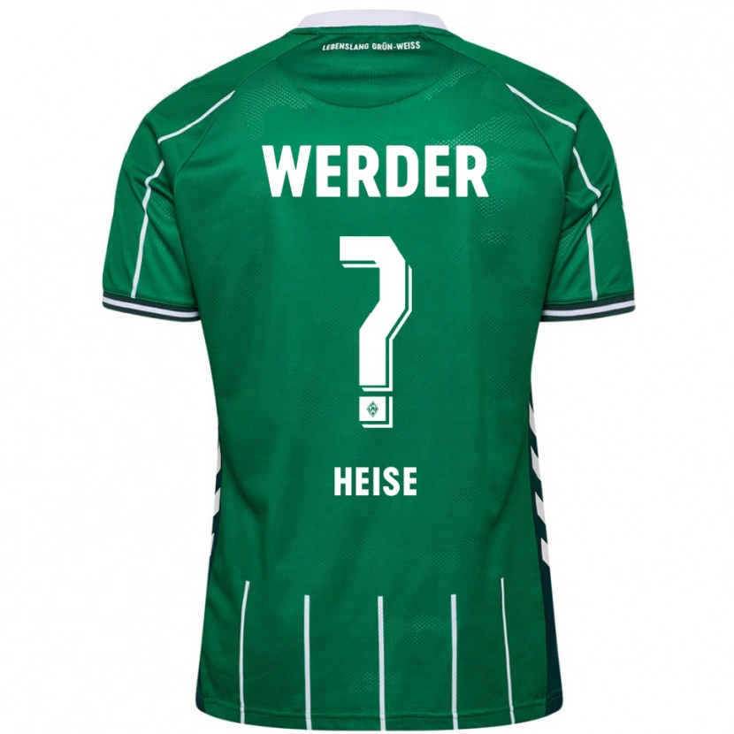 Danxen Kvinnor Marius Heise #0 Grön Vit Hemmatröja Matchtröjor 2025/26 Tröjor T-Tröja